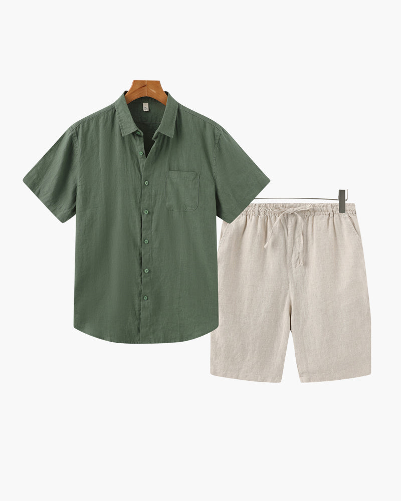 Gammalt linnetyg (shorts)